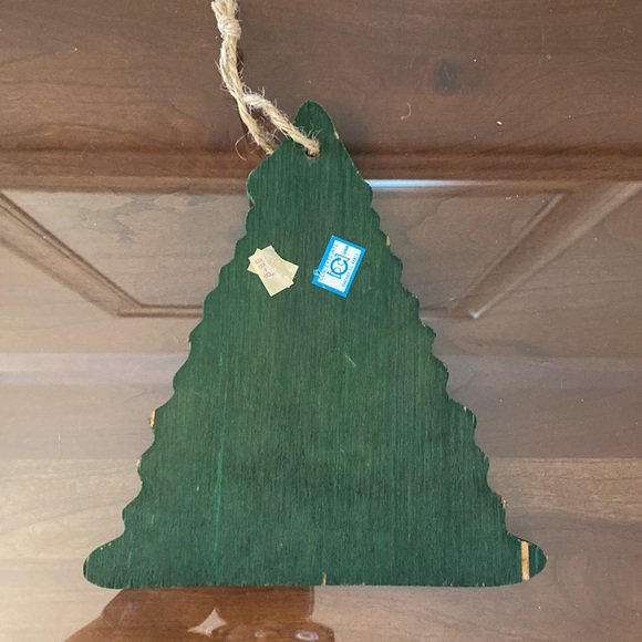 Merry Christmas wooden ornament From Concepts Intl. - Picture 3 of 6